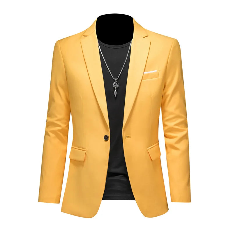 Blazer Masculino Montelezzi ML193, com corte ajustado e detalhes sofisticados, ideal para ocasiões formais e sociais.