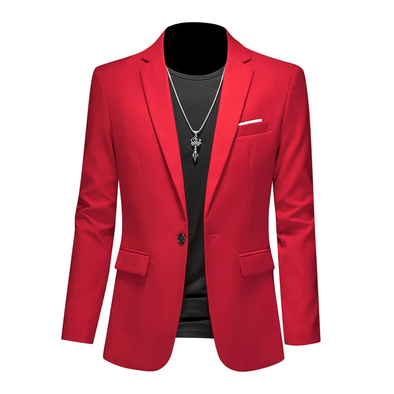 Blazer Masculino Montelezzi ML193, com corte ajustado e detalhes sofisticados, ideal para ocasiões formais e sociais.