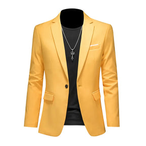 Blazer Masculino Montelezzi ML193, com corte ajustado e detalhes sofisticados, ideal para ocasiões formais e sociais.