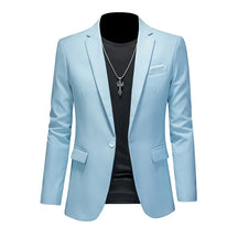 Blazer Masculino Montelezzi ML193, com corte ajustado e detalhes sofisticados, ideal para ocasiões formais e sociais.