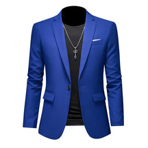 Blazer Masculino Montelezzi ML193, com corte ajustado e detalhes sofisticados, ideal para ocasiões formais e sociais.
