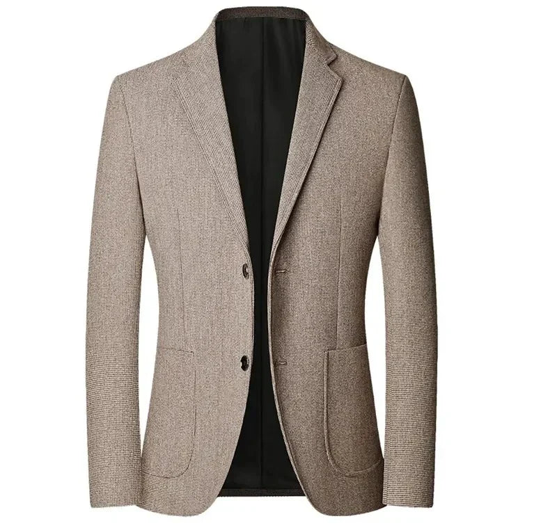 Blazer Masculino em Algodão Montelezzi ML030, confeccionado em tecido respirável e modelagem estruturada, ideal para eventos formais e casuais refinados.