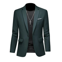 Blazer Masculino Montelezzi ML193, com corte ajustado e detalhes sofisticados, ideal para ocasiões formais e sociais.