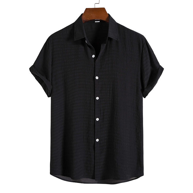 Camisa Masculina em Linho Montelezzi ML383, tecido respirável, modelagem clássica, design clean e versátil para um visual sofisticado e confortável.