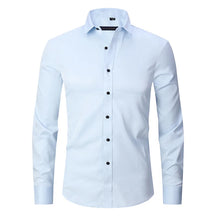 Camisa Social de Algodão Masculina Montelezzi ML142, modelagem slim fit, tecido respirável e detalhes refinados para um visual sofisticado.