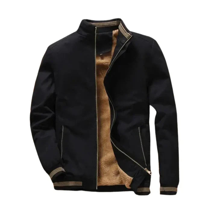 Jaqueta Bomber Casual Masculina Montelezzi ML168, confeccionada em poliéster, com design moderno, ajuste confortável e interior macio para um visual despojado e versátil.