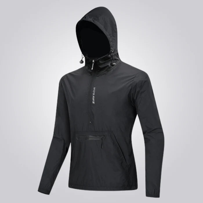 Jaqueta Corta Vento Masculina Montelezzi ML139, confeccionada em tecido leve e resistente, ideal para proteção contra vento e umidade com design moderno e versátil.