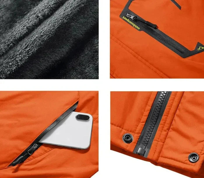 Jaqueta Impermeável Masculina Montelezzi ML038, feita com materiais resistentes, design ergonômico e proteção total contra chuva, garantindo conforto e mobilidade.