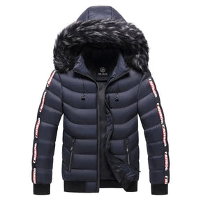 Jaqueta Puffer Masculina Montelezzi ML112, com tecido acolchoado, capuz forrado e modelagem confortável para máxima proteção térmica.