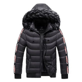 Jaqueta Puffer Masculina Montelezzi ML112, com tecido acolchoado, capuz forrado e modelagem confortável para máxima proteção térmica.