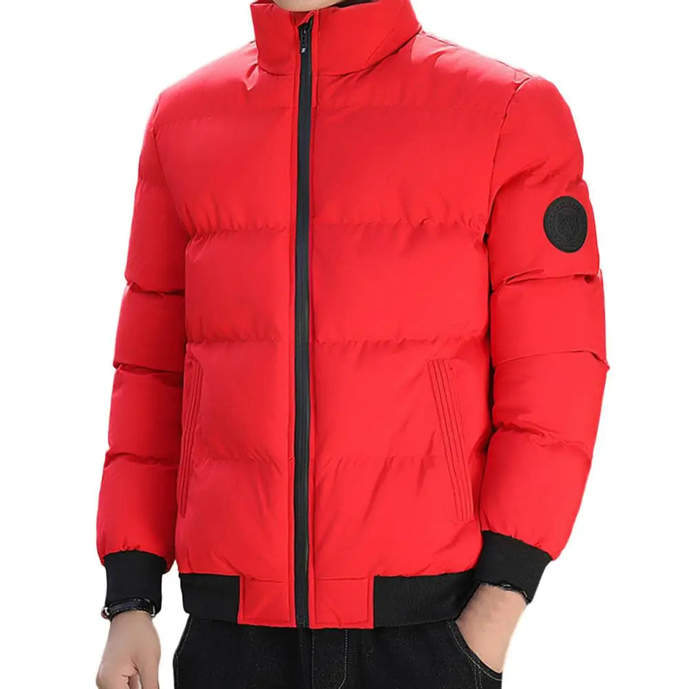 Jaqueta Puffer Masculina Montelezzi ML252, design acolchoado, isolamento térmico, fechamento em zíper e bolsos práticos para estilo e conforto.